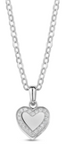 ARZ Ashes Necklace CZ Heart