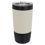 Polar Camel Leatherette 20oz Black Tumbler