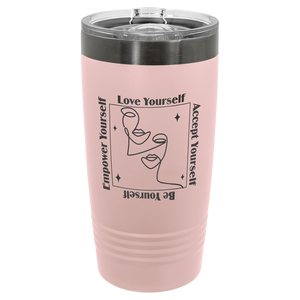 Polar Camel 20oz Ringneck Tumbler Pastel/GhostBlack with Slider Lid