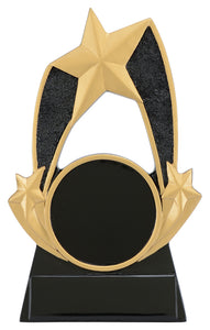 Triple Star Mylar Award 6"