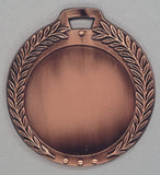Wreath Mylar Medal - 2-5/8″