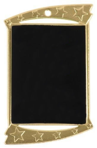Rectangle Laserable Medal 2.75