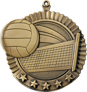 Volleyball Star Medal - 2.75″