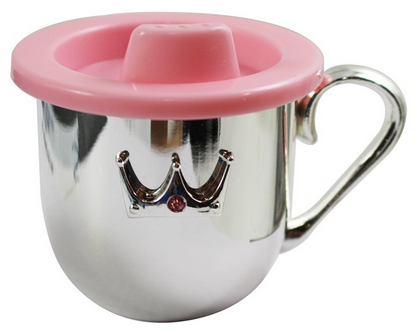 Baby Cup w/Crown - Silverplated