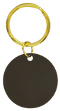 Black Brass Keychains - assorted shapes