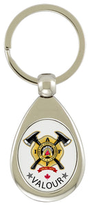 Keychain w/Full color insert - Oval