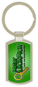 Keychain w/Full color insert - Rectangle