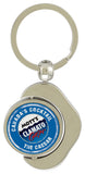 Keychain w/Full color insert - Circle Spinner