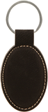Leatherette Keychains - Oval