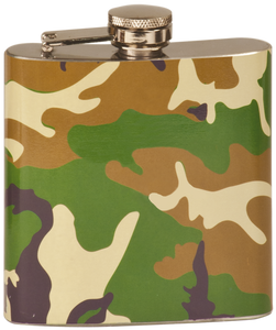 Flask - Camouflage - 6oz