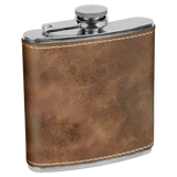 Leatherette Flask - 6oz