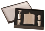 Flask Gift Set - Stainless Steel 6PC - 6oz