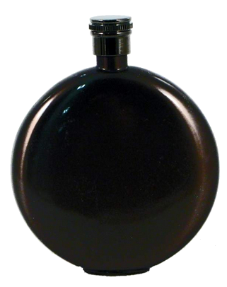 Flask - Round Gunmetal 4.5oz