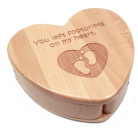 Maple Heart Trinket Box.