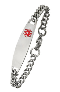 Alpine Medical Alert Bracelet - Stainless Steel