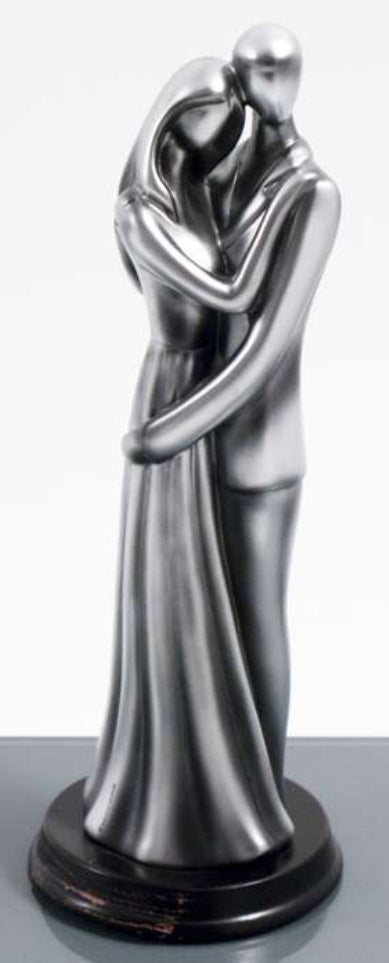 Figure - Couple Embracing - Ant.Silver
