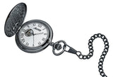 Pocket Watch - Polished Gunmetal - window opening