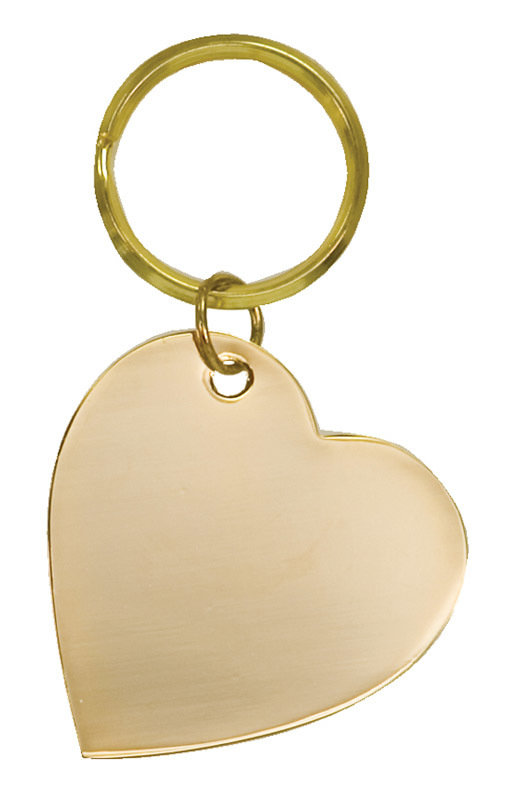 Brass Keychain - assorted shapes