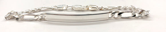 ID Bracelet Sterling Silver - 5.6/40 Figaro150