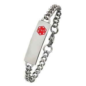 Alpine Medical Alert Bracelet - Stainless Steel