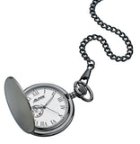 Pocket Watch - Polished Gunmetal - window opening