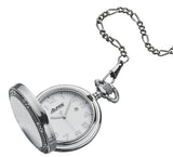 Pocket Watch - Quartz 2-Tone - white face w/photo