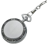 Pocket Watch - Quartz 2-Tone - white face w/photo